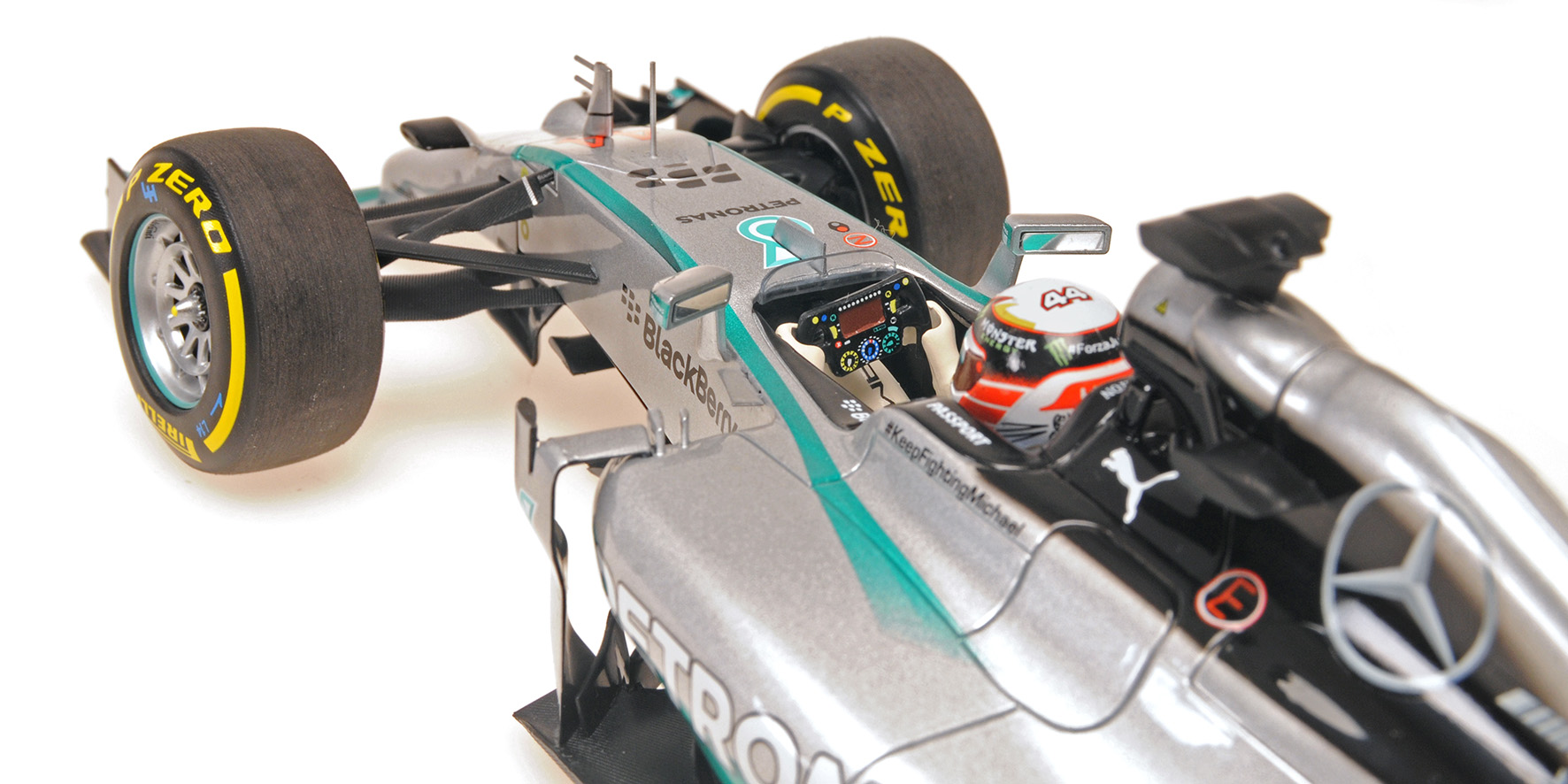 MERCEDES AMG PETRONAS F1 TEAM W05 - LEWIS HAMILTON - WORLD CHAMPION 2014