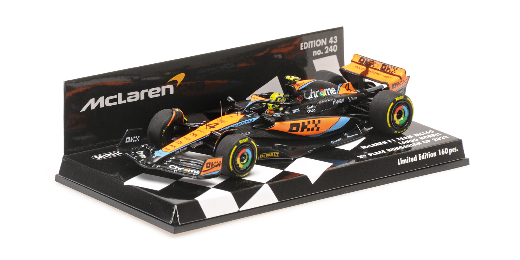 MCLAREN F1 TEAM MCL60 - LANDO NORRIS - 2ND PLACE HUNGARIAN GP 2023