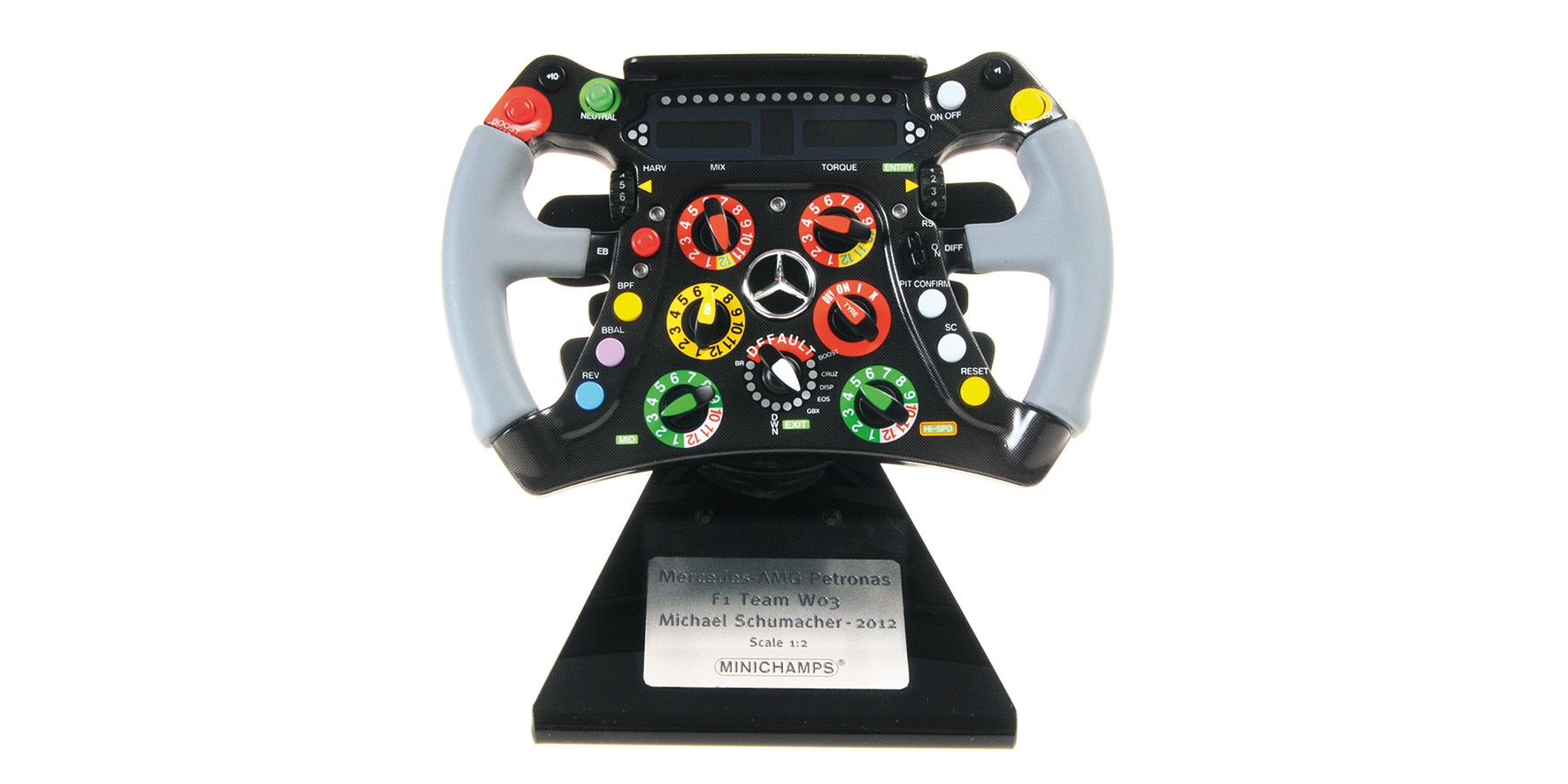 STEERING WHEEL MERCEDES AMG PETRONAS F1 TEAM W03 - MICHAEL SCHUMACHER 2012
