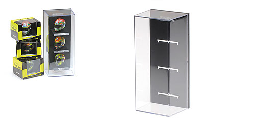 DISPLAY CASE FOR 1/10 SCALE HELMETS