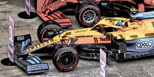 MCLAREN F1 TEAM MCL35M - LANDO NORRIS - POLE POSITION RUSSIAN GP 2021