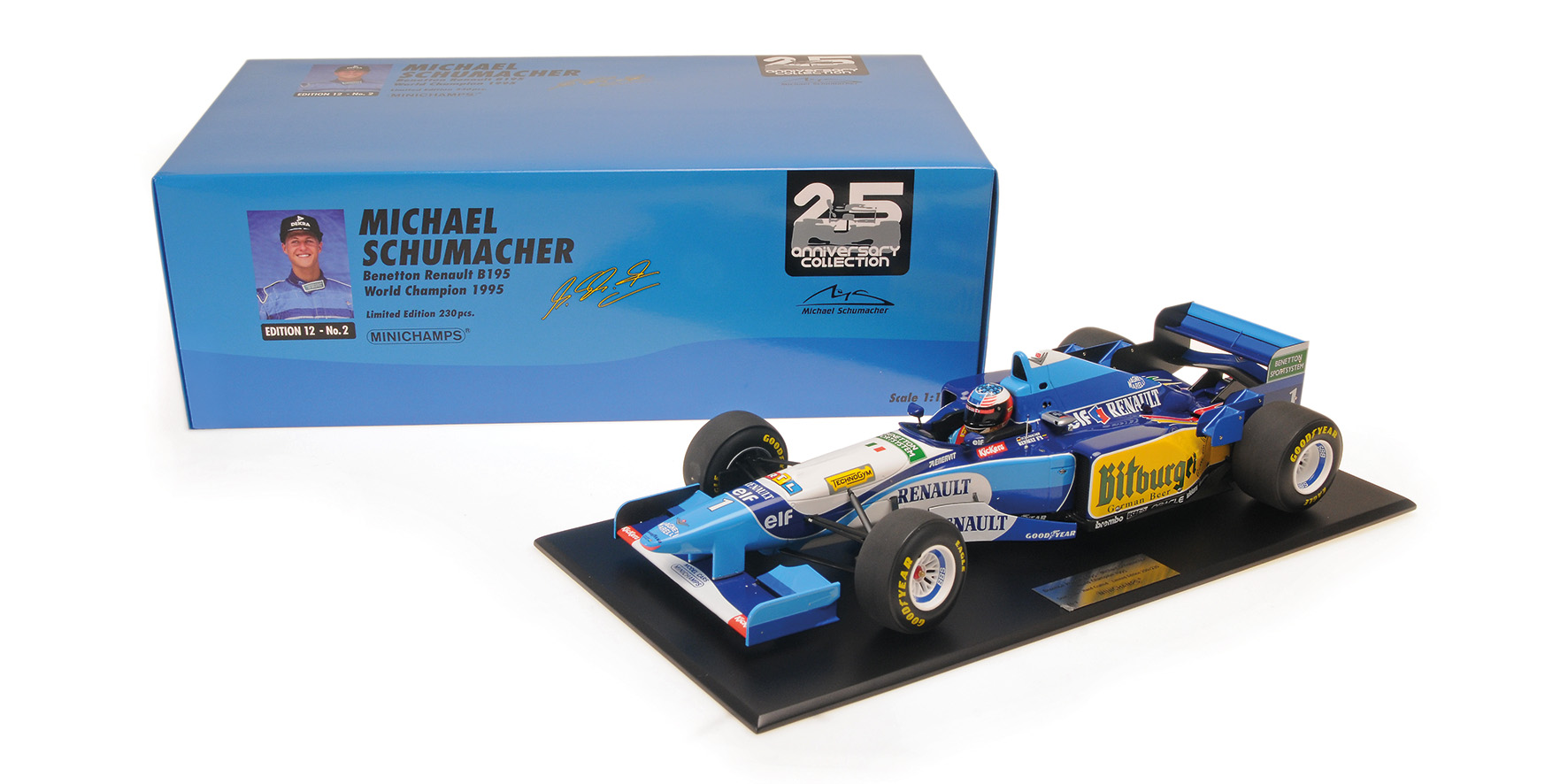 BENETTON RENAULT B195 - MICHAEL SCHUMACHER - WORLD CHAMPION 1995