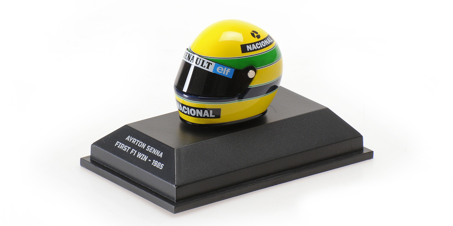 HELMET - AYRTON SENNA - FIRST F1 WIN - 1985