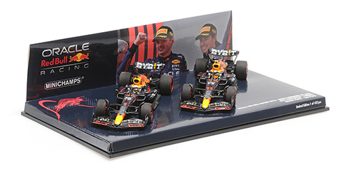2-CAR SET - ORACLE RED BULL RACING RB18 - 1-2 FINISH VERSTAPPEN/PÉREZ - EMILIA ROMAGNA GP 2022