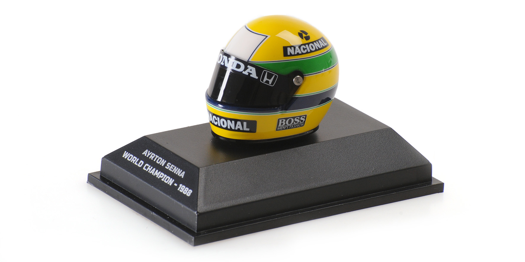 HELMET - AYRTON SENNA - WORLD CHAMPION - 1988