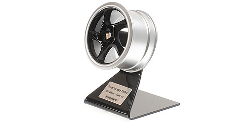 PORSCHE 993 TURBO WHEEL - 1995 - BLACK/SILVER