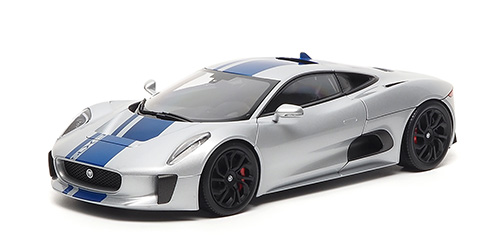 JAGUAR C-X75 - SILVER WITH BLUE STRIPES