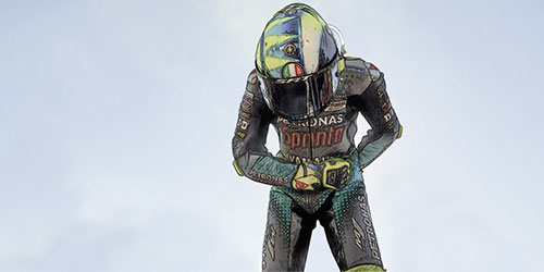 FIGURINE - VALENTINO ROSSI - FINAL RACE - MOTOGP - 2021