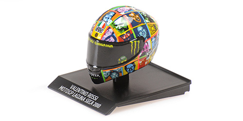 HELMET - VALENTINO ROSSI - MOTOGP 2010 LAGUNA SECA