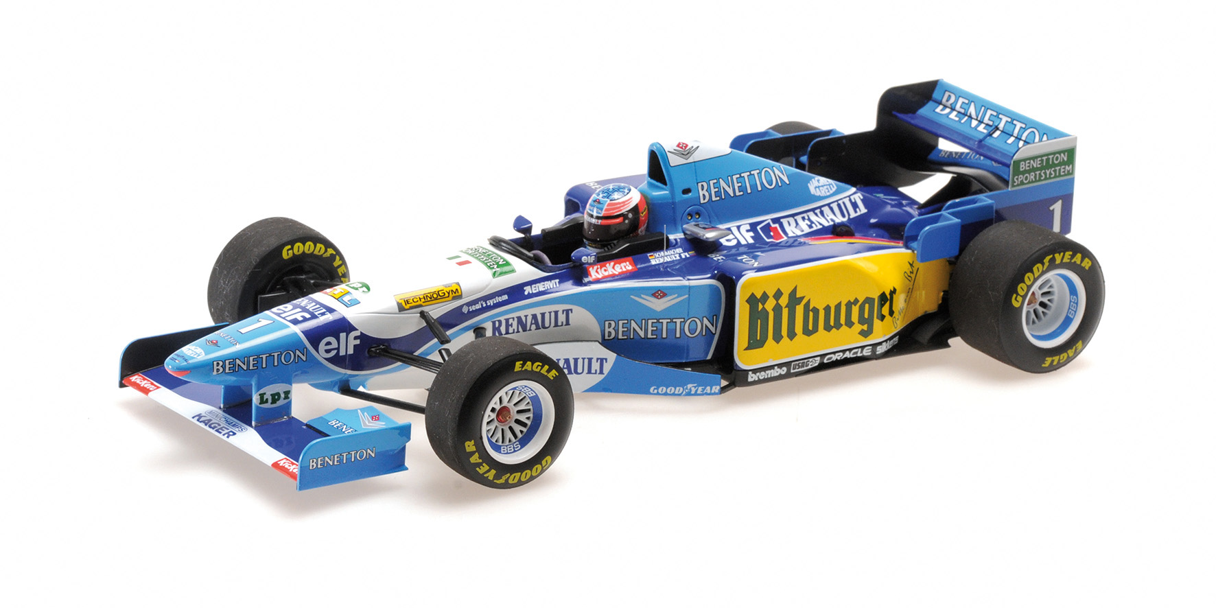BENETTON RENAULT B195 - MICHAEL SCHUMACHER - WINNER EUROPEAN GP 1995