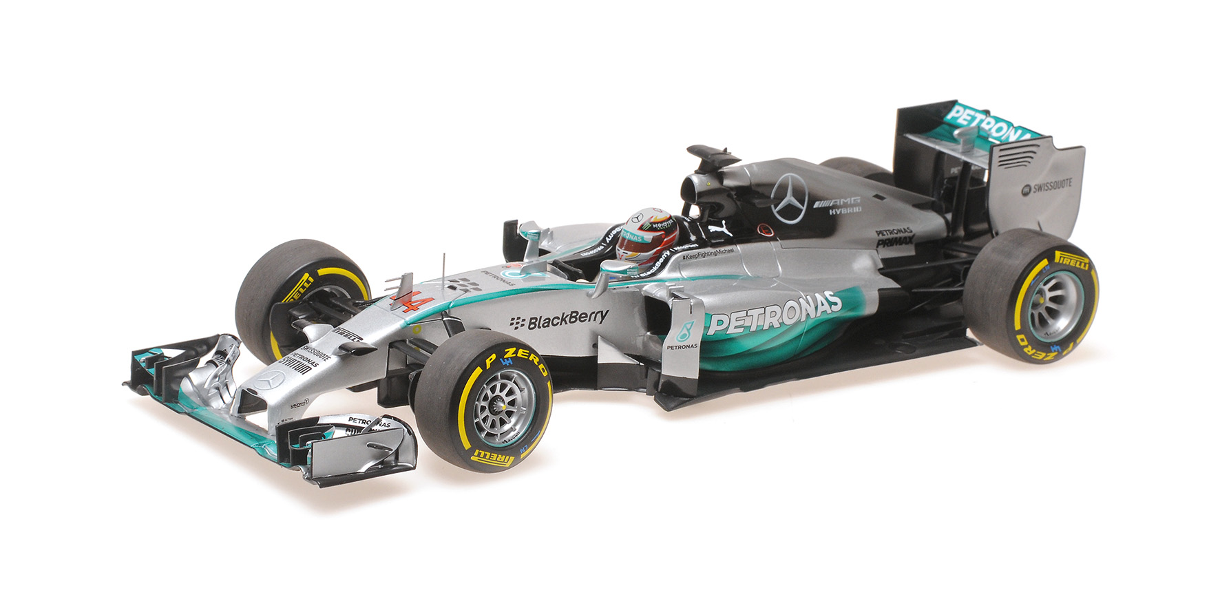 MERCEDES AMG PETRONAS F1 TEAM W05 - LEWIS HAMILTON - WORLD CHAMPION 2014