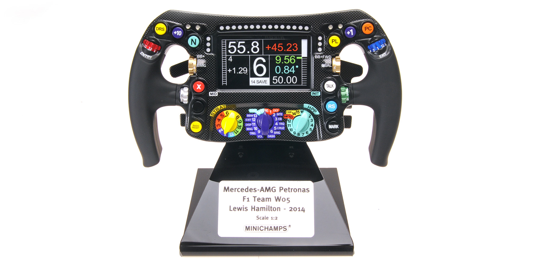 STEERING WHEEL MERCEDES AMG PETRONAS F1 TEAM W05 - LEWIS HAMILTON 2014