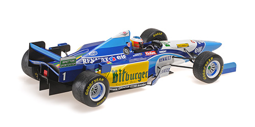 BENETTON RENAULT B195 - MICHAEL SCHUMACHER - WINNER JAPANESE GP 1995 W/RAIN TYRES