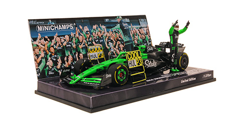 STAKE F1 TEAM KICK SAUBER C45 - HUELKENBERG - 3RD BRITISH GP 2025 - 1ST PODIUM
