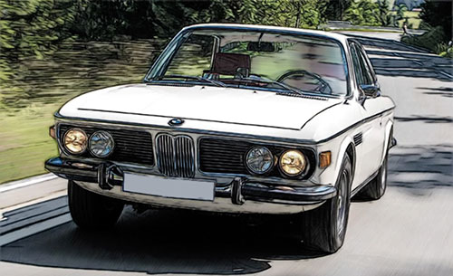 BMW 3.0 CS - 1968 - WHITE