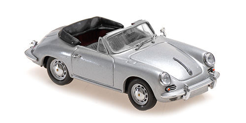 PORSCHE 356 C CABRIOLET - 1965 - SILVER