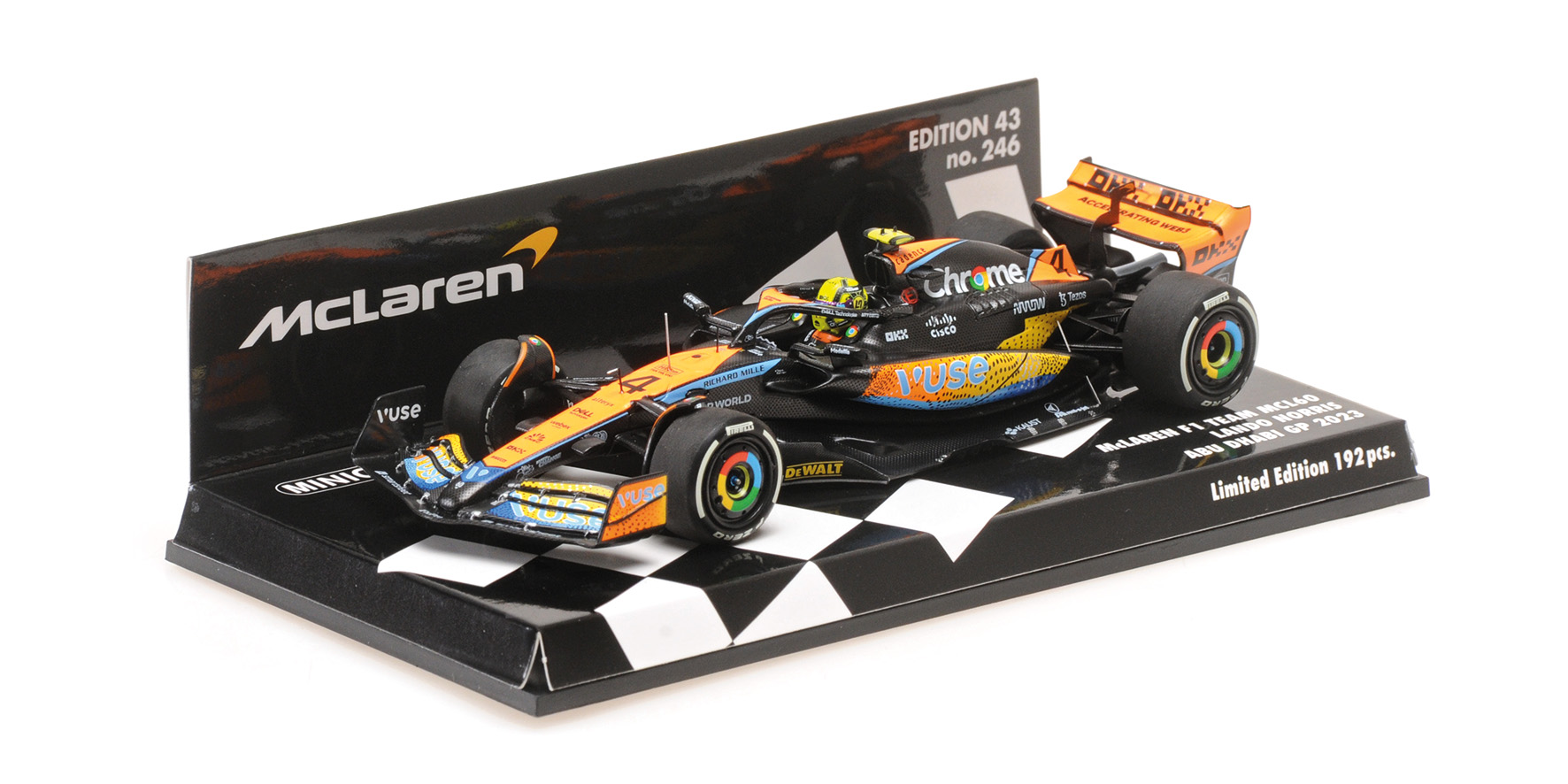 MCLAREN F1 TEAM MCL60 - LANDO NORRIS - ABU DHABI GP 2023