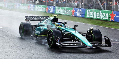 ASTON MARTIN ARAMCO COGNIZANT FORMULA ONE TEAM AMR23 - FERNANDO ALONSO - 2ND PLACE DUTCH GP 2023