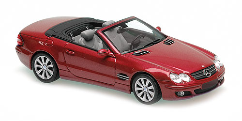 MERCEDES BENZ SL CLASS (R230) - 2001 - RED
