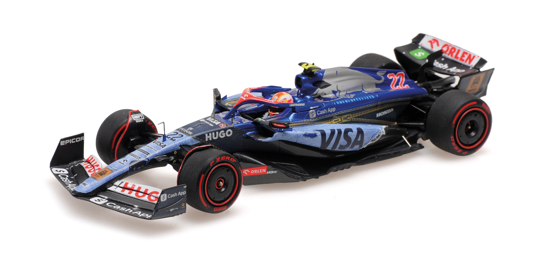 VISA CASH RB FORMULA ONE TEAM VCARB 01 - YUKI TSUNODA - SINGAPORE GP 2024