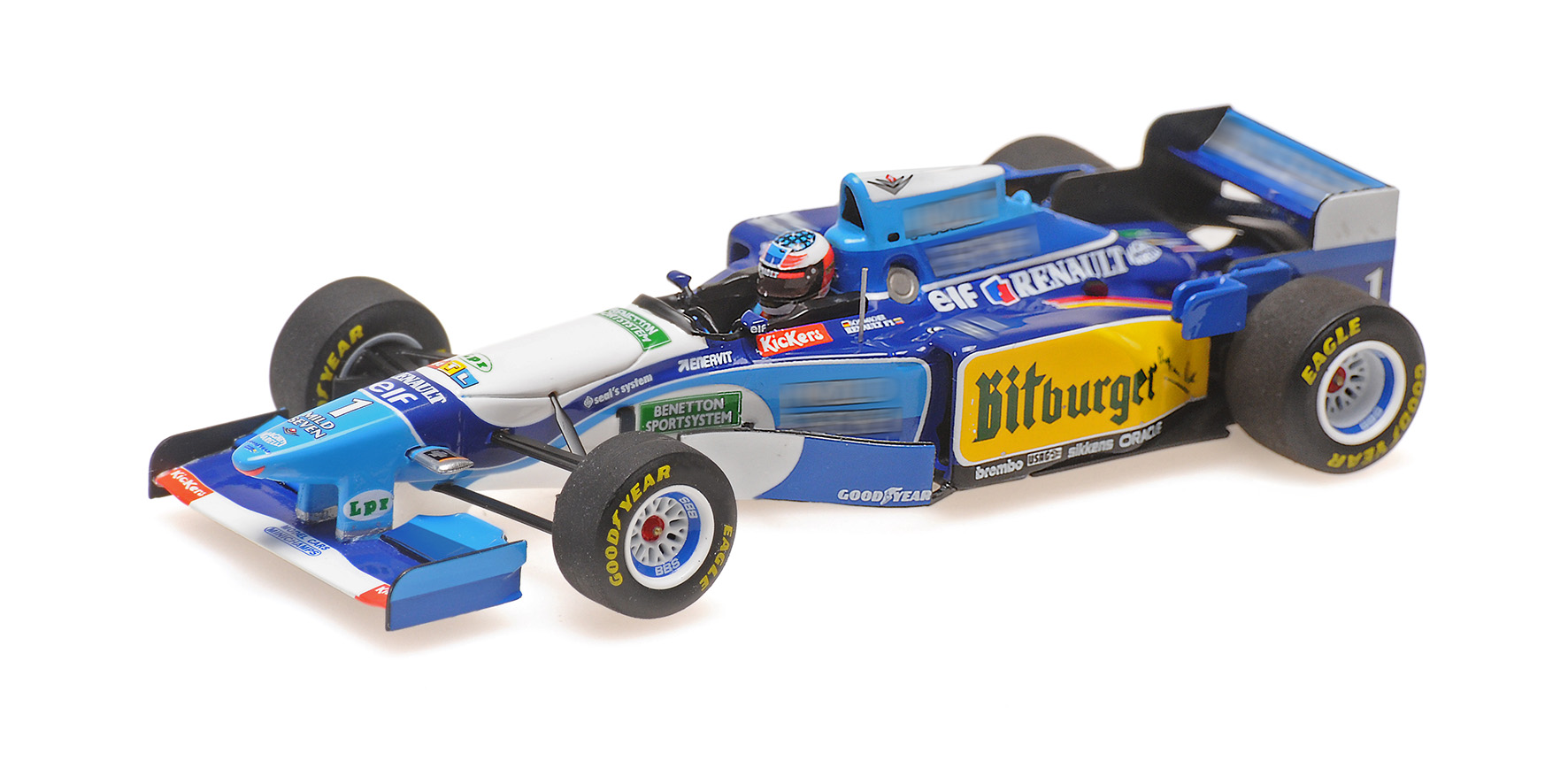 BENETTON RENAULT B195 - MICHAEL SCHUMACHER - WINNER BRAZILIAN GP 1995