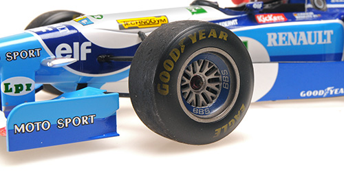 BENETTON RENAULT B195 - MICHAEL SCHUMACHER - CANADIAN GP 1995 (W/FIGURINE ALESI)