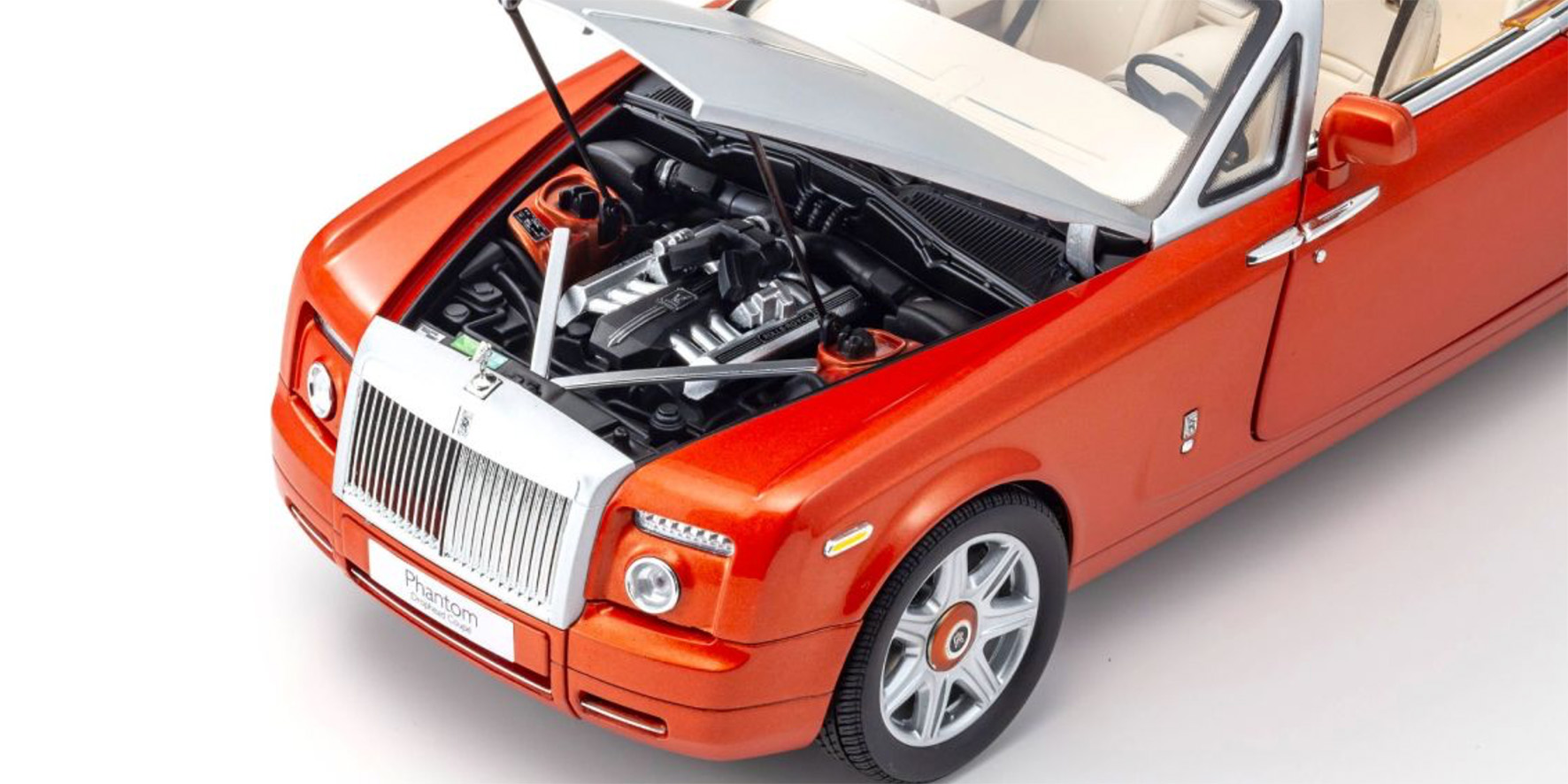 ROLLS ROYCE PHANTOM DROPHEAD COUPE - ORANGE (08871P)