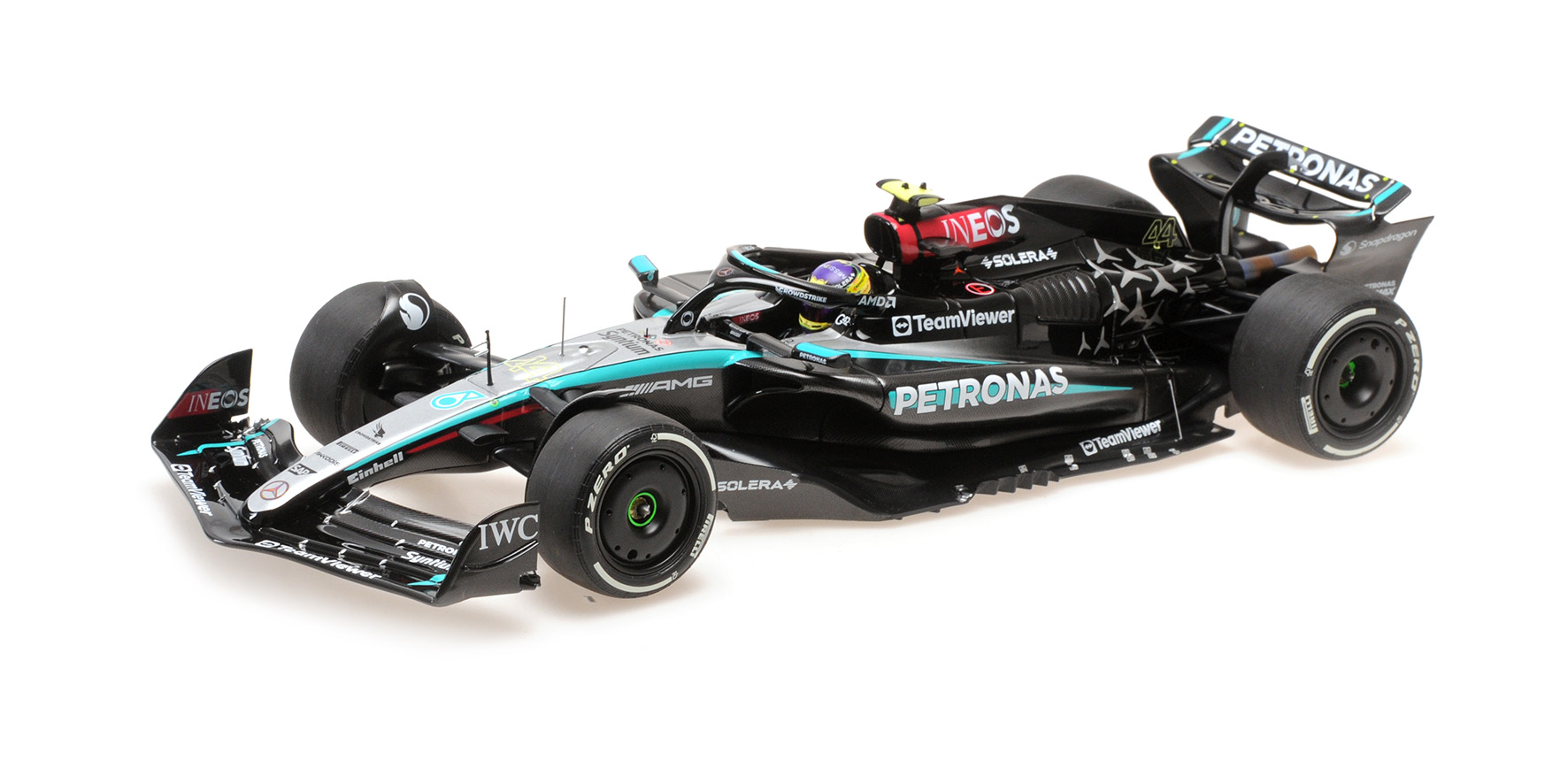 MERCEDES-AMG PETRONAS FORMULA ONE TEAM F1 W15 E PERFORMANCE - LEWIS HAMILTON - AUSTRIAN GP 2024