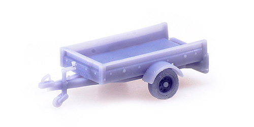 1-AXLE TRAILER W/OPEN FLATBED