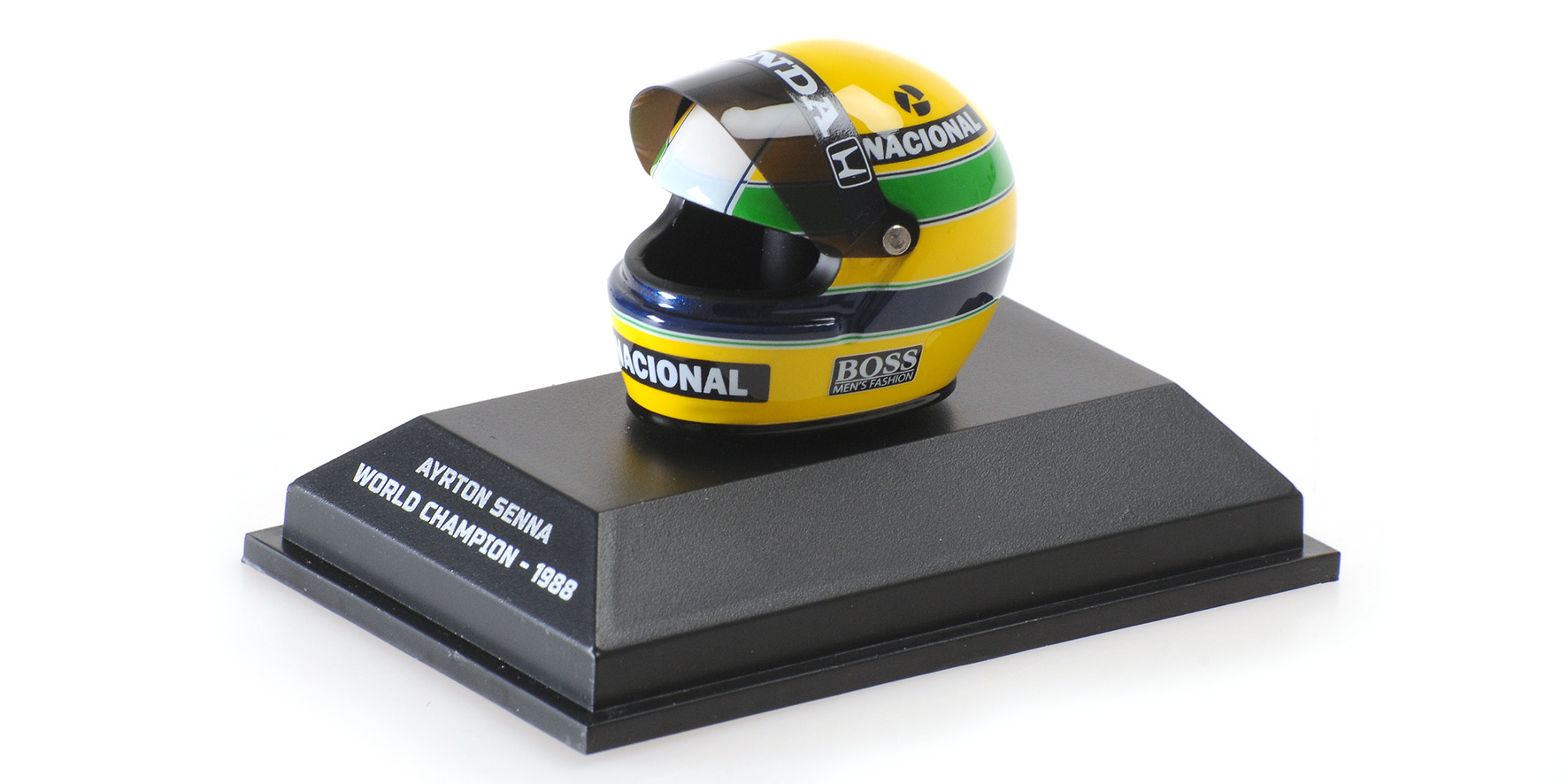 HELMET - AYRTON SENNA - WORLD CHAMPION - 1988
