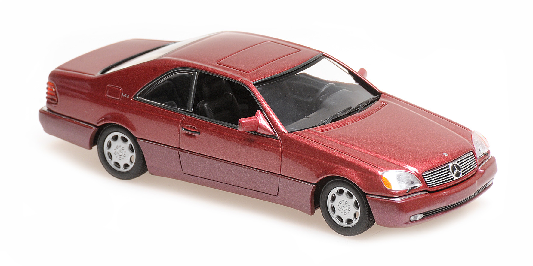 MERCEDES-BENZ 600SEC COUPE - 1992 - RED METALLIC