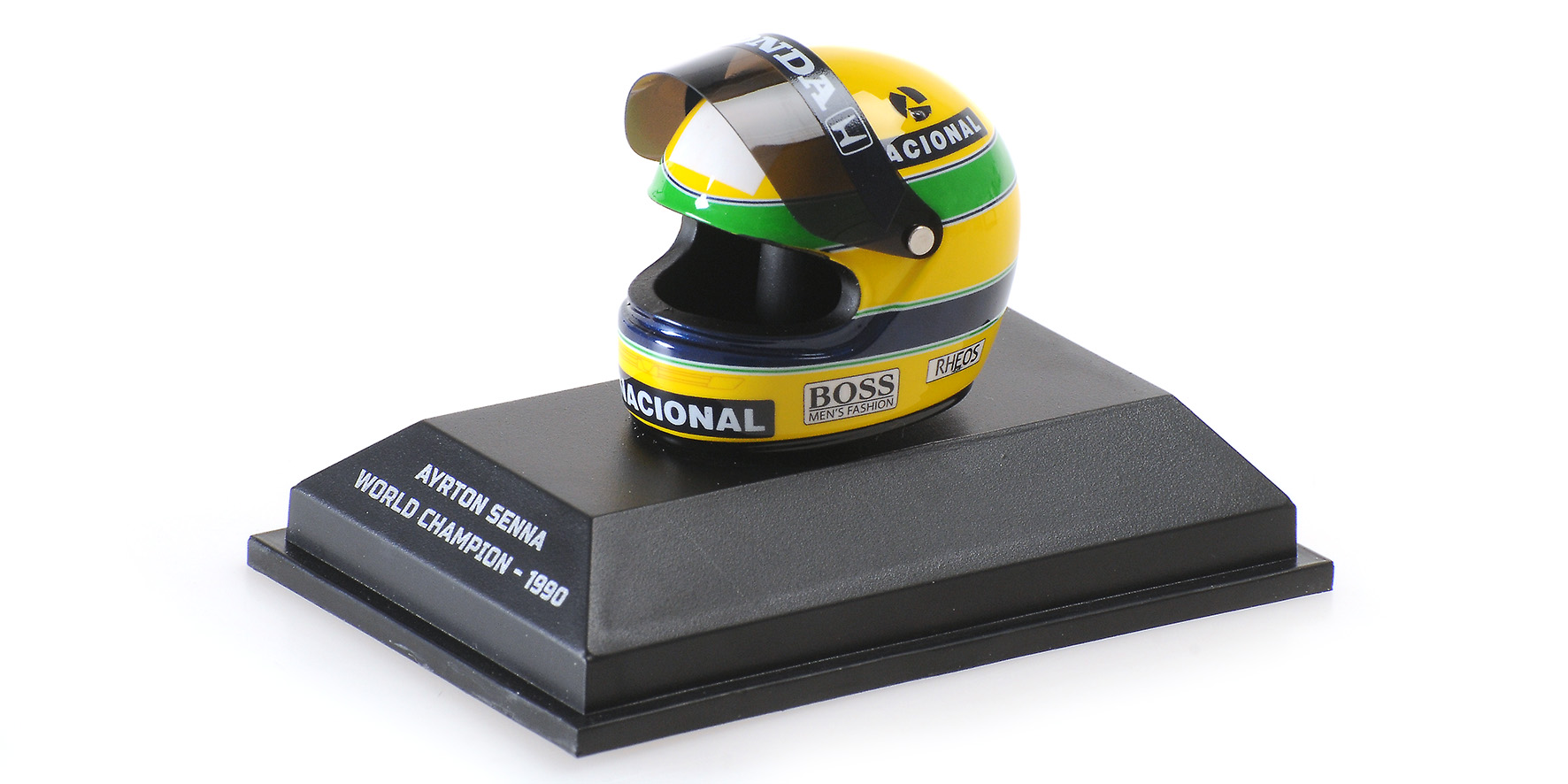 HELMET - AYRTON SENNA - WORLD CHAMPION - 1990