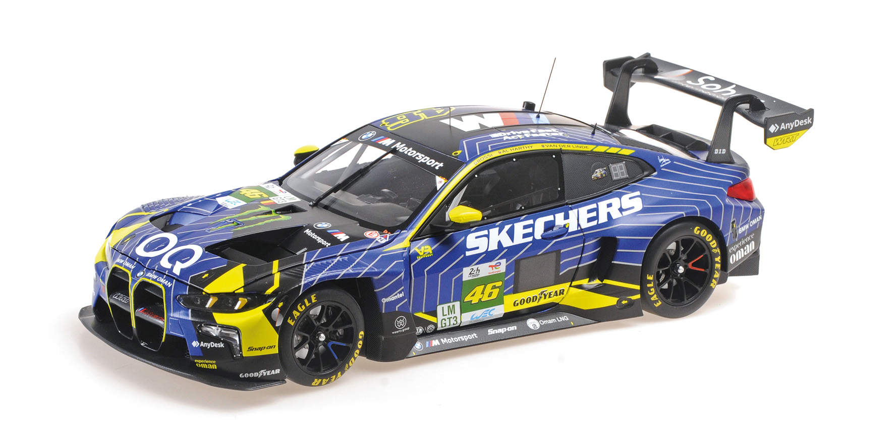 BMW M4 GT3 EVO – TEAM WRT - V. ROSSI - A. AL HARTHY - K. VAN DER LINDE – 24H LE MANS 2025