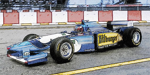 BENETTON RENAULT B195 - MICHAEL SCHUMACHER - WINNER BRAZILIAN GP 1995