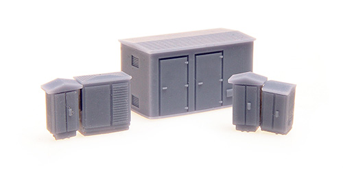 TRAFOHAUS - UNPAINTED - 5 PCS.