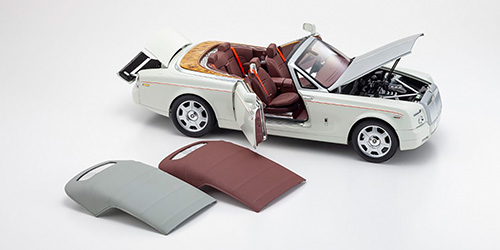ROLLS ROYCE PHANTOM DROPHEAD COUPE - ENGLISH WHITE (08871EW2)