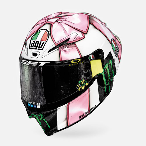 AGV HELMET - VALENTINO ROSSI - MOTOGP MISANO RACE 1 2021