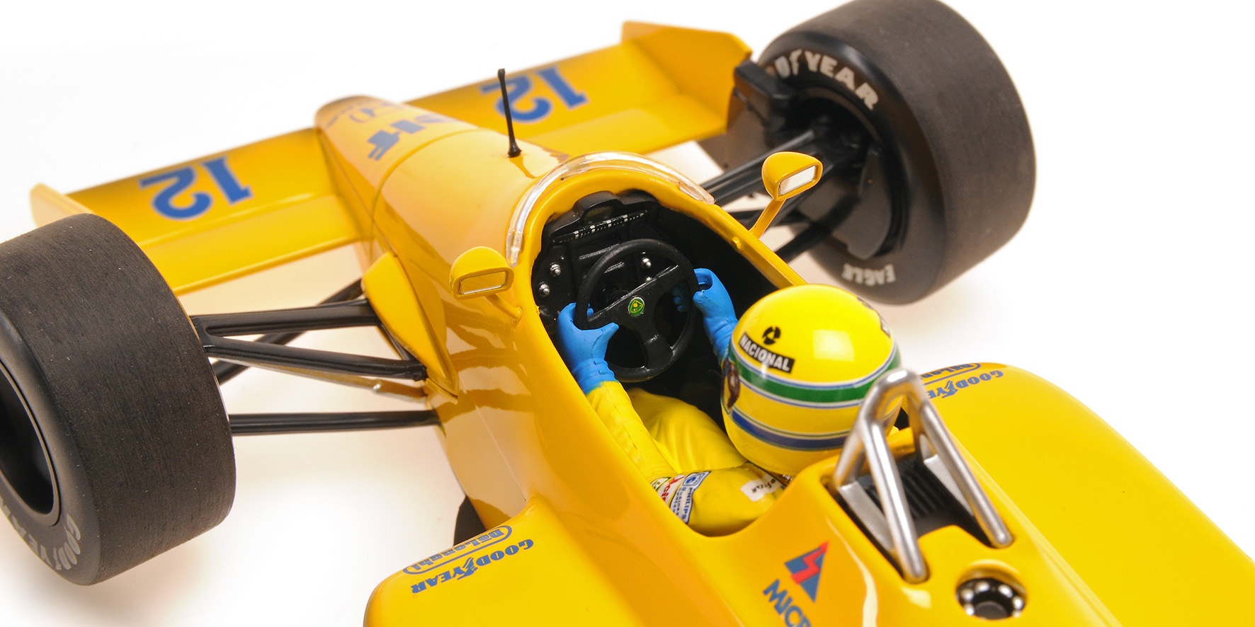 LOTUS HONDA 99T - AYRTON SENNA - 1ST WIN MONACO GP 1987 - DIRTY VERSION