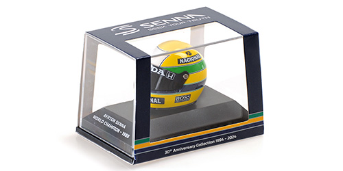 HELMET - AYRTON SENNA - WORLD CHAMPION - 1988