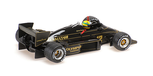 LOTUS RENAULT 97T - AYRTON SENNA - GP PORTUGAL 1985 (W/RAIN TYRES) - 1ST CAREER WIN - END OF  RACE