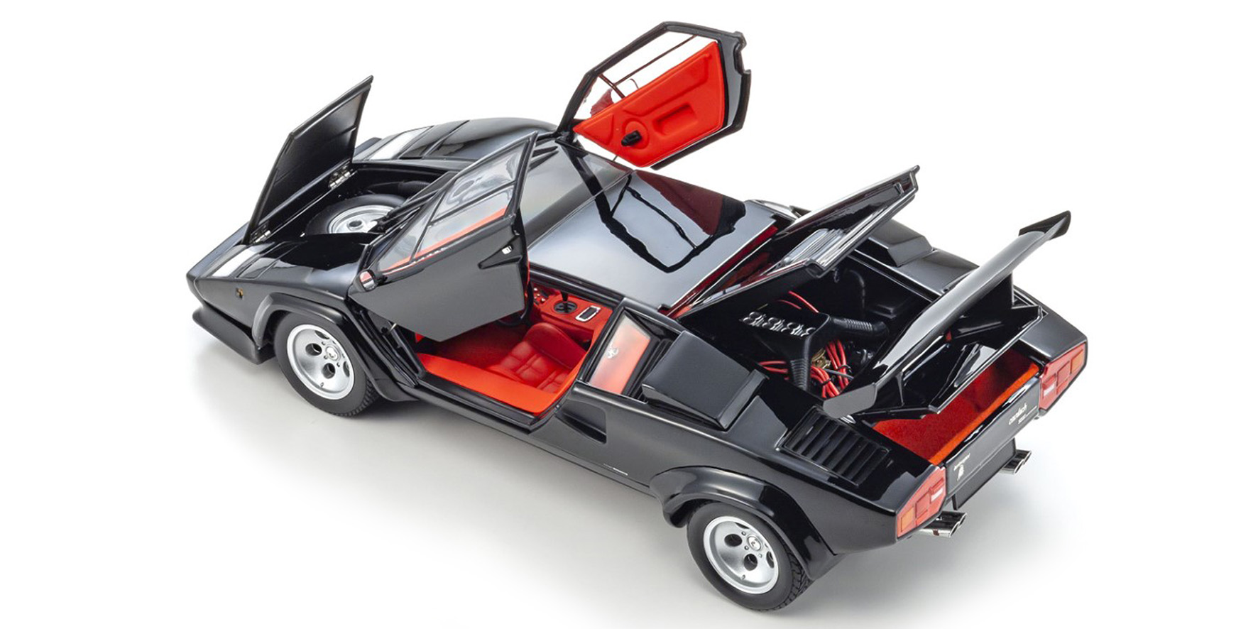 LAMBORGHINI COUNTACH LP5000 QUATTROVALVOLE - BLACK - (08320BK)