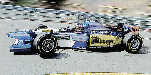 BENETTON RENAULT B195 - MICHAEL SCHUMACHER - WINNER MONACO GP 1995