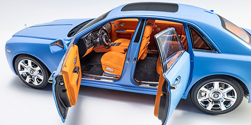 ROLLS ROYCE GHOST - LIGHT BLUE MATT (08802LB)