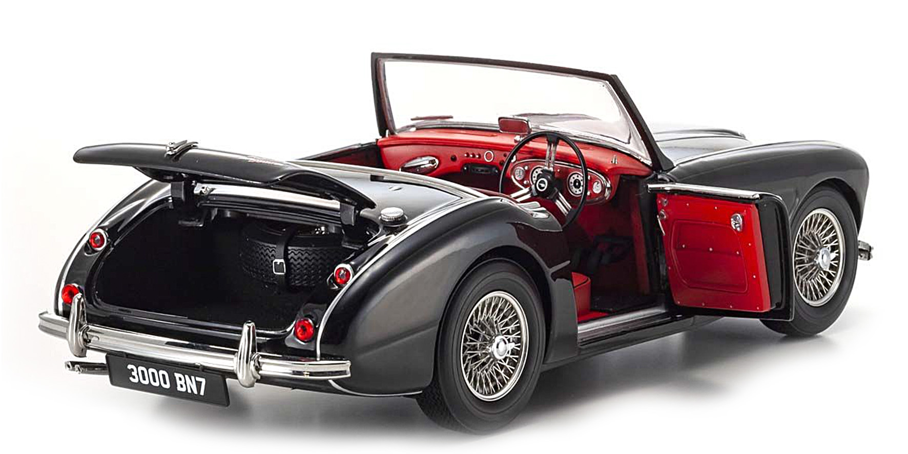 AUSTIN HEALEY 3000 - BLACK - (08149BK)