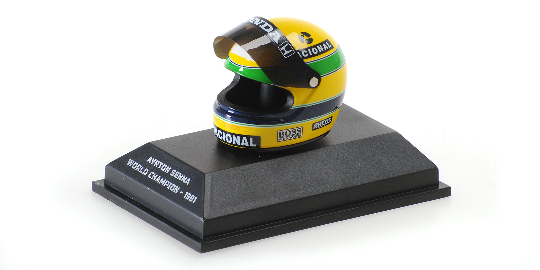 HELMET - AYRTON SENNA - WORLD CHAMPION - 1991