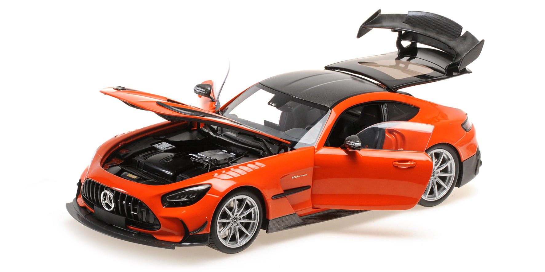MERCEDES-AMG GT BLACK SERIES - 2021 - ORANGE W/SILVER WHEELS