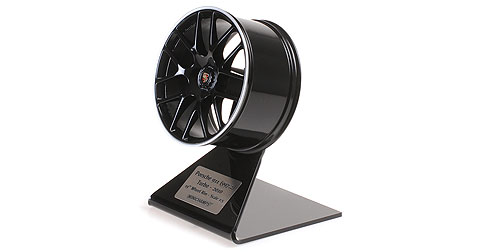 PORSCHE 997.2 TURBO WHEEL - 2010 - BLACK SILVER