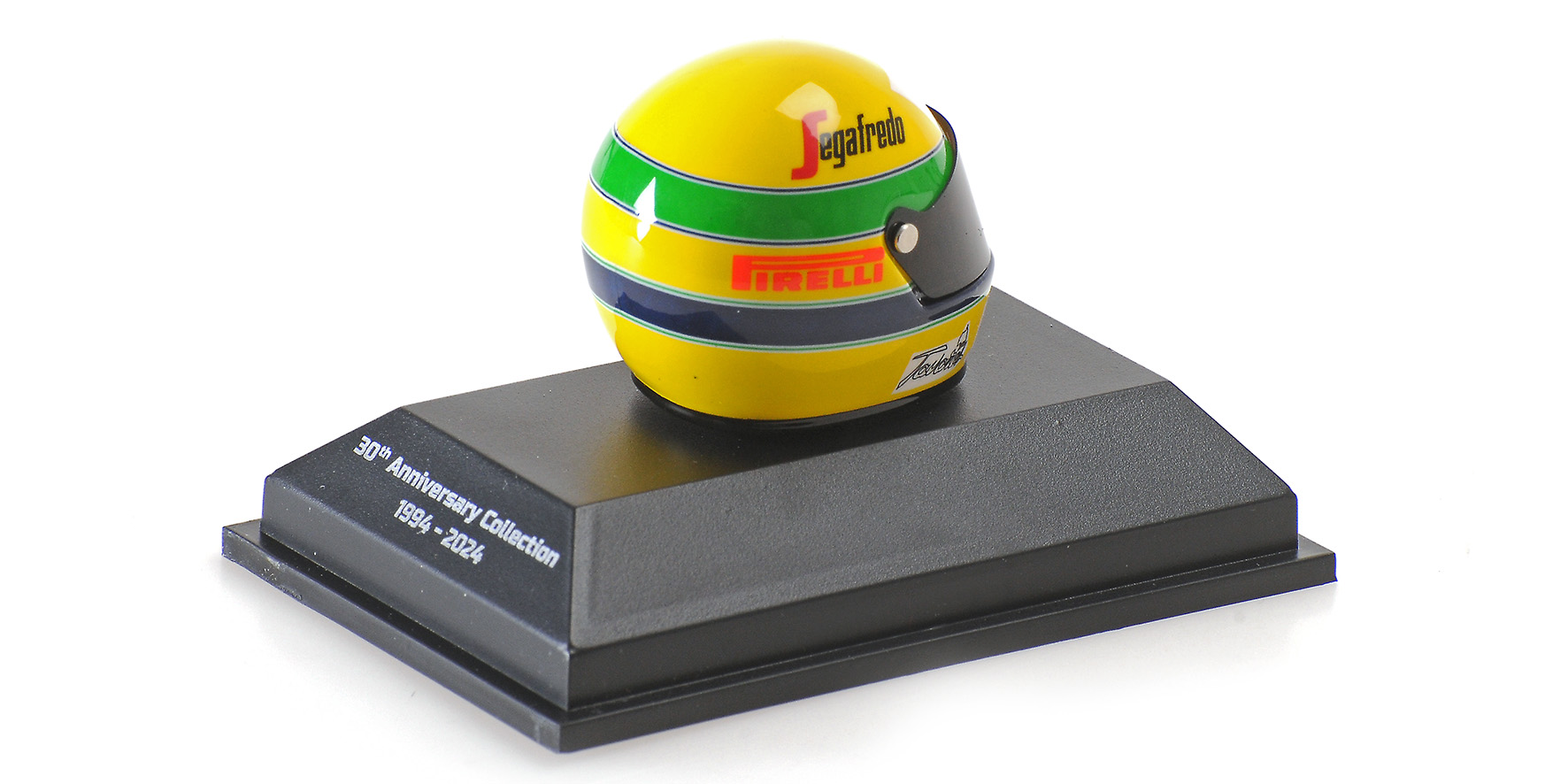 HELMET - AYRTON SENNA - FIRST F1 GP BRAZIL - 1984