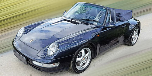 PORSCHE 911 (993) CABRIOLET - 1994 - BLUE METALLIC
