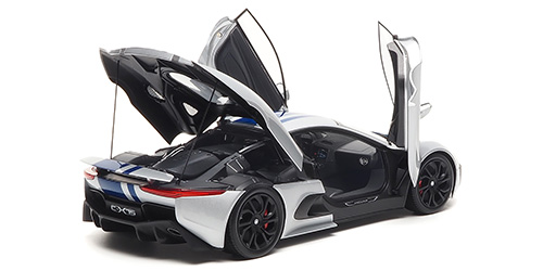 JAGUAR C-X75 - SILVER WITH BLUE STRIPES